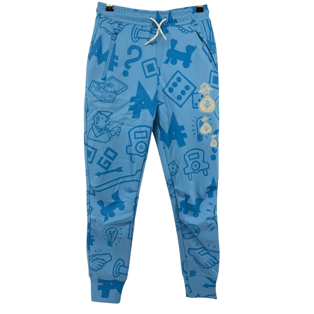Baseball Lifestyle 101 Monopoly Grand Slam Youth Joggers Blue YL NEW BL101 Large